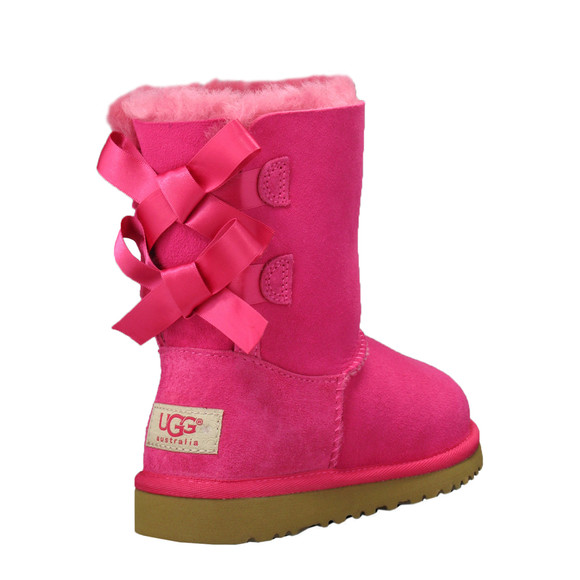 Ugg Girls Pink Bailey Bow Boot main image