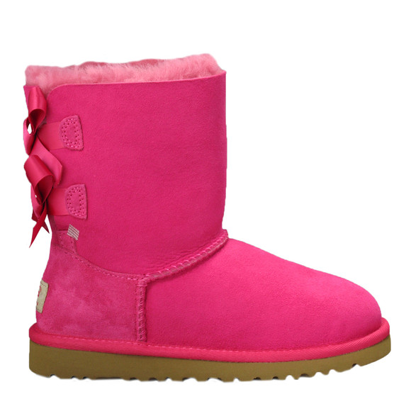 Ugg Girls Pink Bailey Bow Boot main image