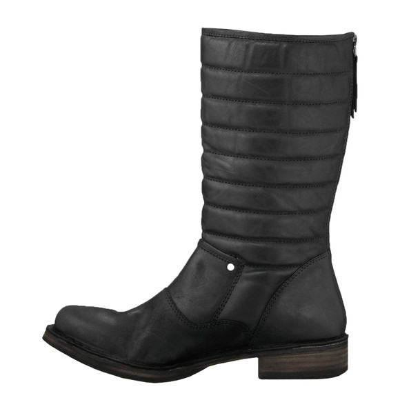 Ugg Womens Black Tatum Leather Boot #2