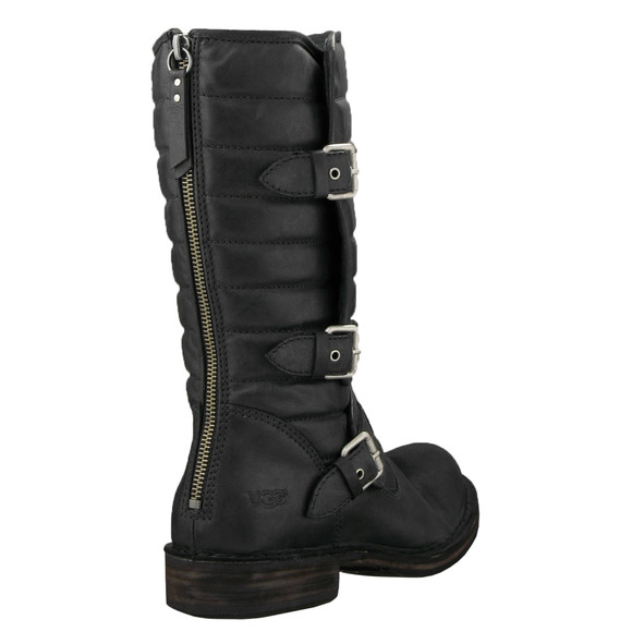Ugg Womens Black Tatum Leather Boot #6