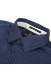 Scotch & Soda Mens Blue Scotch & Soda Printed Dots Shirt