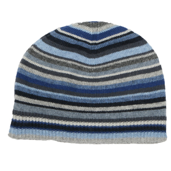 Paul Smith Jeans Mens Blue Paul Smith Striped Classic Beanie main image