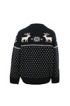 Gant Boys Blue Gant Wool Reindeer Crew Neck Jumper