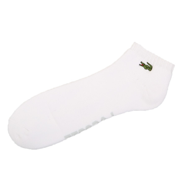 Lacoste Sport Mens White Lacoste Single Pack Trainer Sock White main image