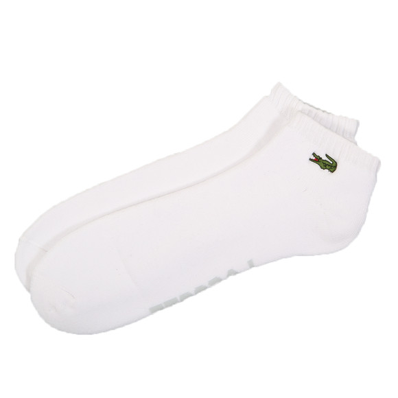 Lacoste Sport Mens White Lacoste Single Pack Trainer Sock White main image