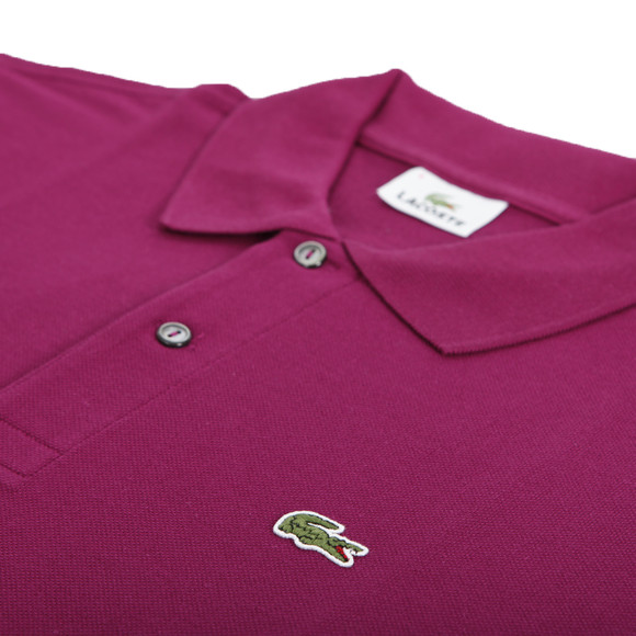 Lacoste Mens Purple Lacoste L1212  Plain Polo Shirt #2