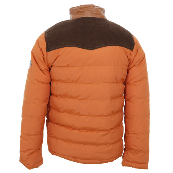 Bellfield Mens Orange Bellfield Otta Padded Quilted Jacket main image