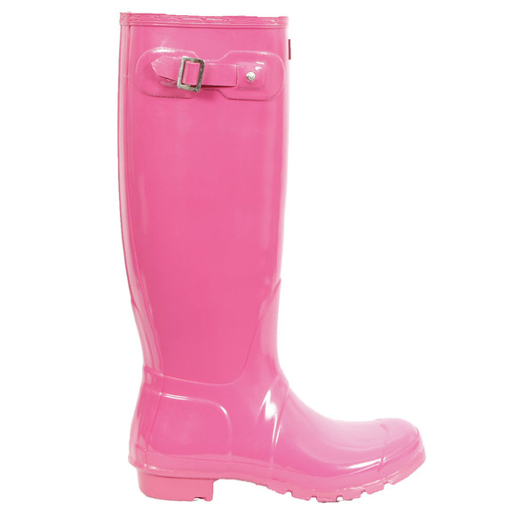 Hunter Womens Pink Hunter Original Gloss Fuchsia Wellington #1