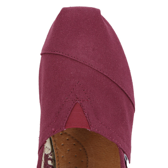 Toms Mens Red Classic Canvas Espadrilles main image