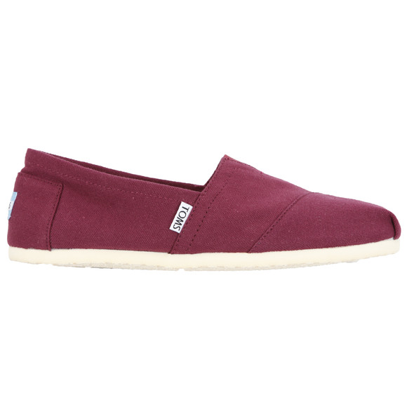Toms Mens Red Classic Canvas Espadrilles main image