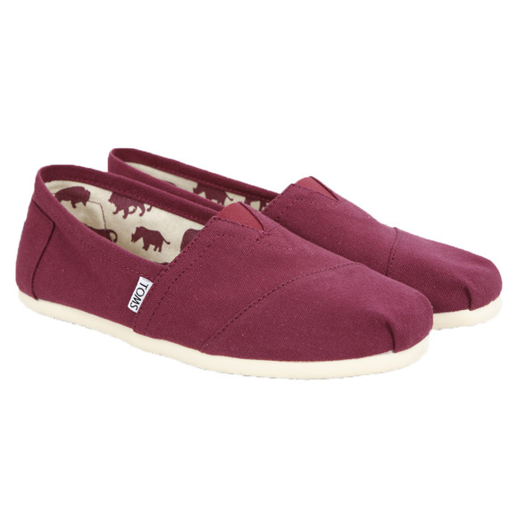 Toms Mens Red Classic Canvas Espadrilles main image