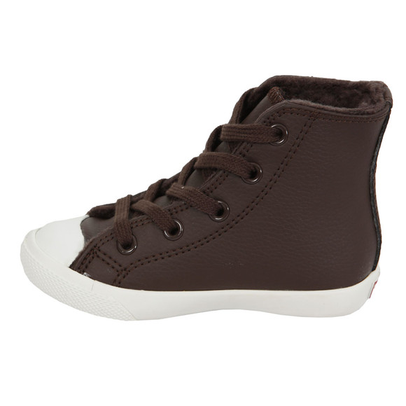 Lacoste Boys Brown Lacoste L27 MID CI SPC Trainer main image