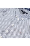 Gant Boys Blue Gant The Banker Long Sleeve Stripe Shirt