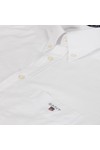 Gant Mens White Gant Classic Oxford Shirt BD LS Shirt