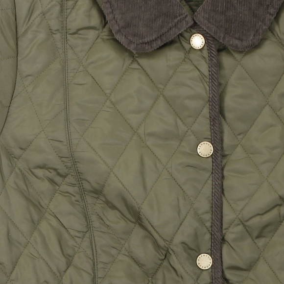 Barbour Lifestyle Womens Green Vintage Quilted Jacket #2