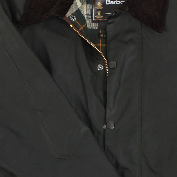 Barbour Lifestyle Mens Green Barbour Beaufort Sage Wax Jacket main image