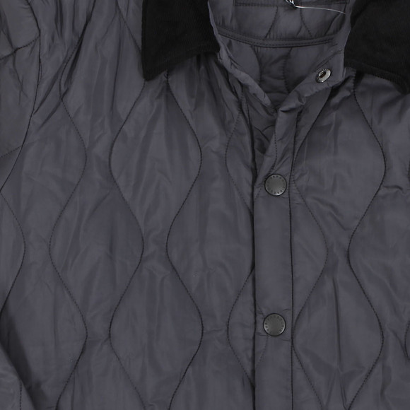 Barbour Lifestyle Mens Grey Barbour Charcoal Liddesdale Track Jacket main image