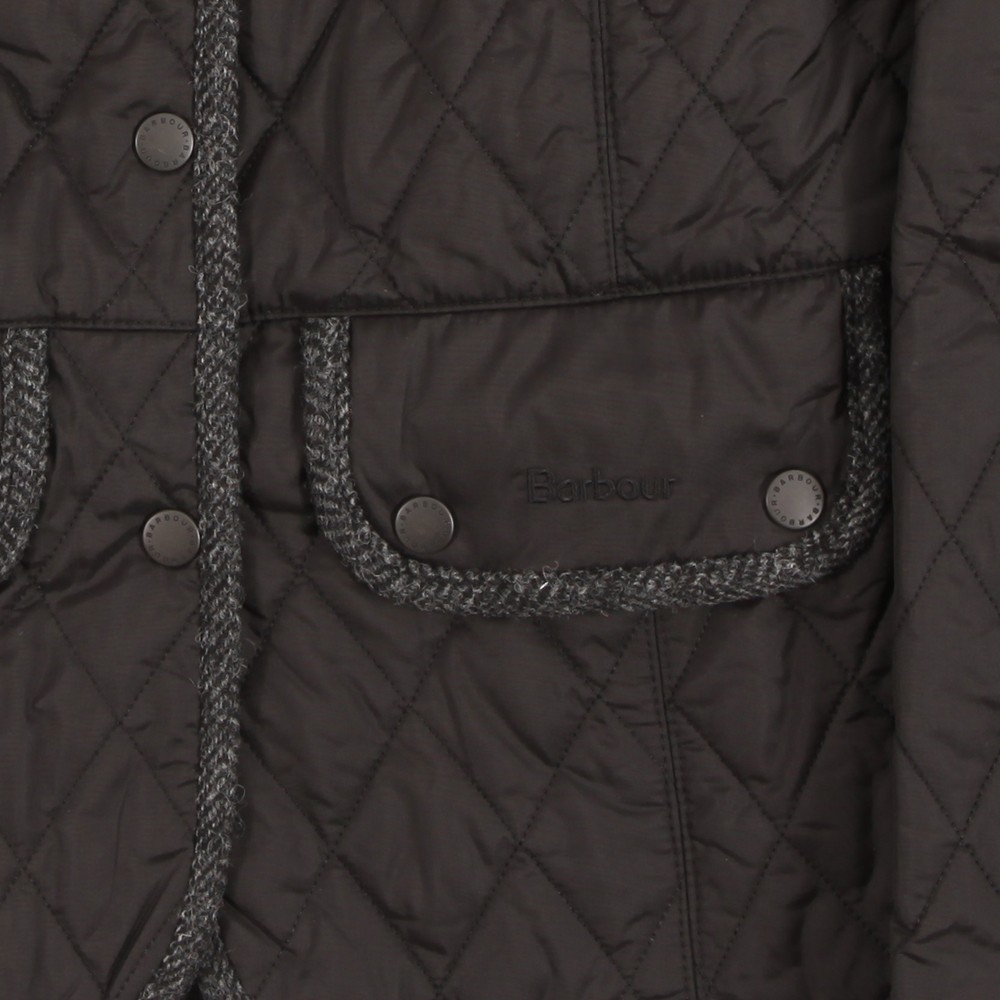 Barbour Lifestyle Barbour Vintage Tweed Quilt Jacket - Black