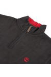 Timberland Mens Black Timberland Half Zip Funnel Neck Sweat