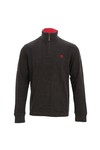 Timberland Mens Black Timberland Half Zip Funnel Neck Sweat