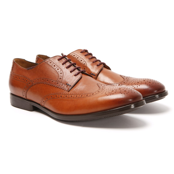 PS Paul Smith Mens Beige Panorama Lace Brogue #1