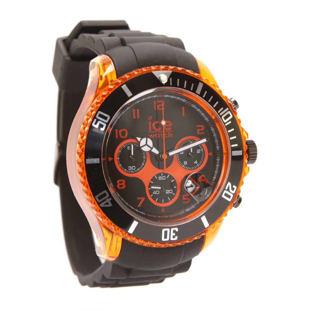 Mens Orange Ice-Watch Chrono Electrik Watch