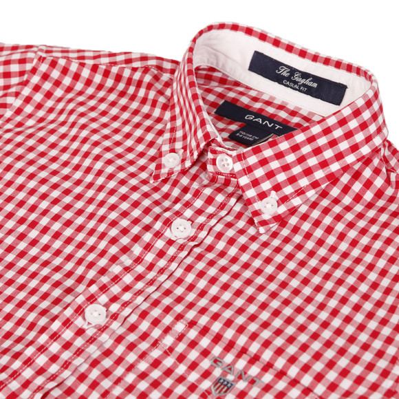 Gant Boys Red Gant Boys The Gingham Button Down Shirt main image