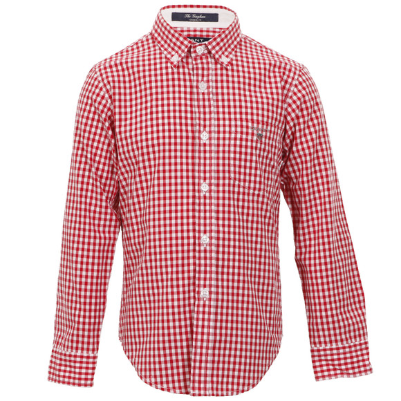 Gant Boys Red Gant Boys The Gingham Button Down Shirt main image