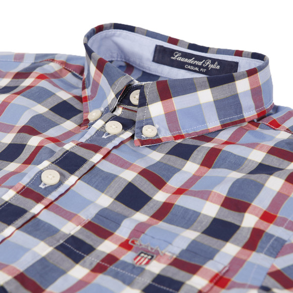 Gant Boys Red Gant Boys M.M. Laundered Poplin Check Shirt main image