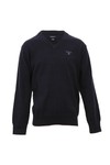 Gant Boys Blue Gant M.M. Lightweight Cotton V Neck Jumper