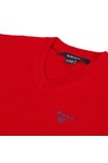 Gant Boys Red Gant M.M. Lightweight Cotton V Neck Jumper