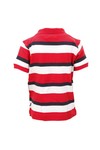 Gant Boys Red Gant M.M. Boys Blockstriped Rugger Polo