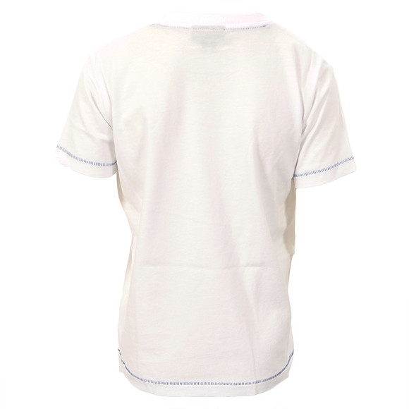 Gant Boys White Gant M.M. Shield Crew Tee in White main image