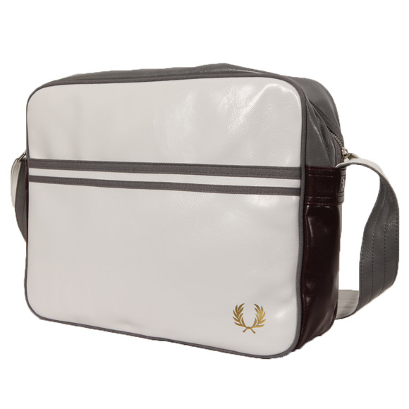 Fred Perry Mens White Fred Perry White Classic Shoulder Bag main image