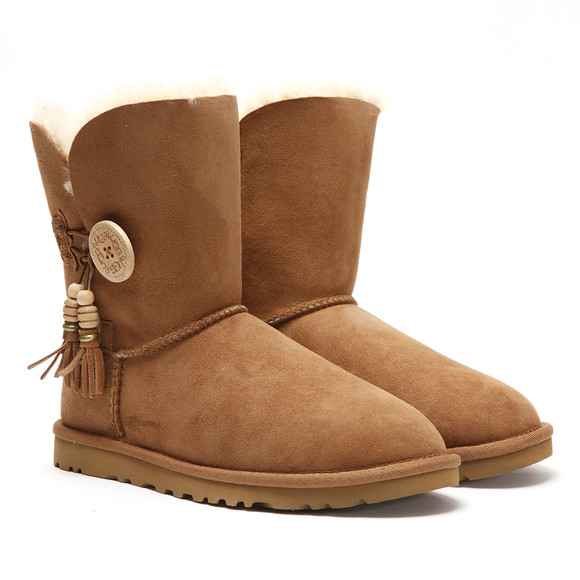 Ugg Womens Brown Ugg Bailey Charms  #4