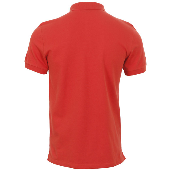 J.Lindeberg Mens Red J Lindeberg Rubi Red Coral Plain Polo #2