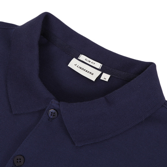 J.Lindeberg Mens Blue J Lindeberg Rubi Blue/Puple Plain Polo #4