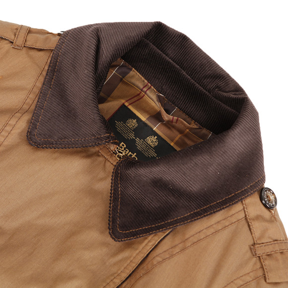 Barbour Lifestyle Womens Brown Barbour Elmgate Waxed Trench Jacket main image