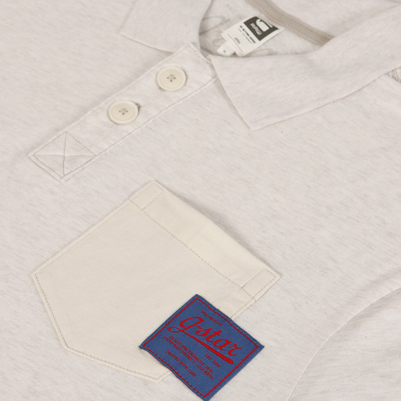 G-Star Mens Beige G-Star Art Gilera Pocket Polo main image