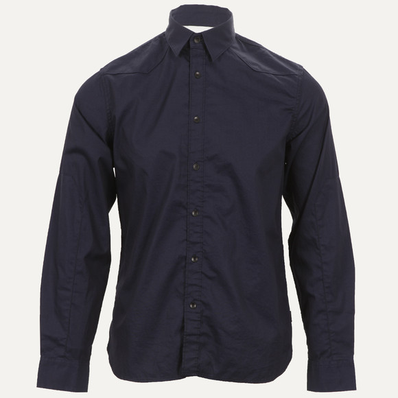 G-Star Mens Blue G-Star Construct Clean Shirt main image