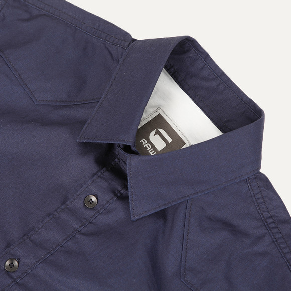 G-Star Mens Blue G-Star Construct Clean Shirt main image