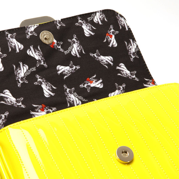 Ted Baker Womens Yellow Skapari Quilted Enamel X Body Bag #2