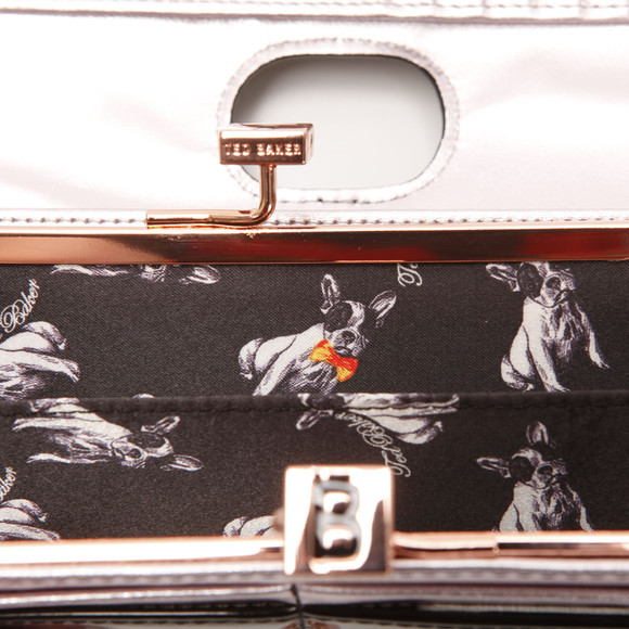 Ted Baker Womens Black Ted Baker Rika TB Enamel Boble Matinee Purse main image