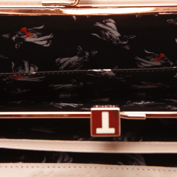 Ted Baker Womens Off-White Ted Baker Rika TB Enamel Boble Matinee Purse #4