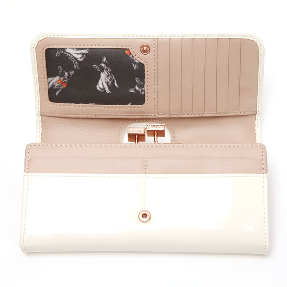 Ted Baker Womens Off-White Ted Baker Rika TB Enamel Boble Matinee Purse #5