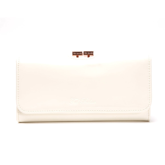 Ted Baker Womens Off-White Ted Baker Rika TB Enamel Boble Matinee Purse #1