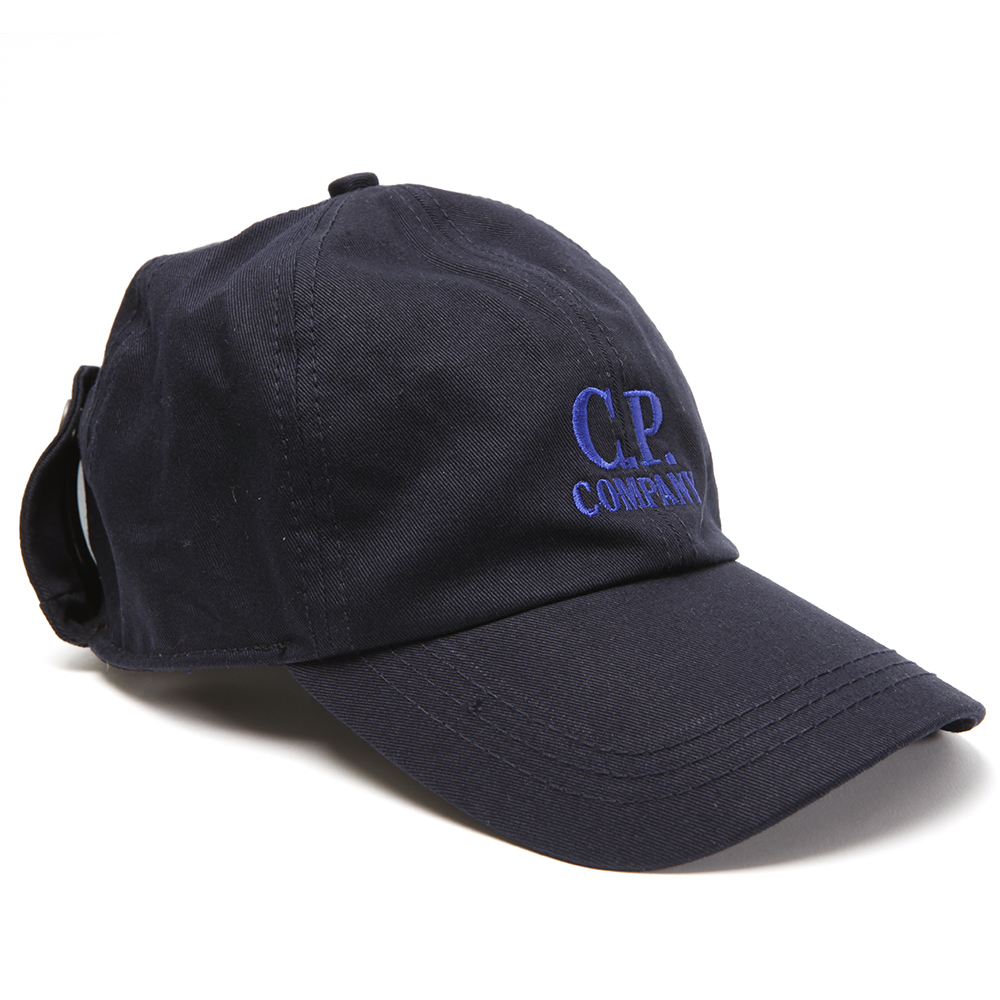 CP Company Logo Hat With Goggles Oxygen Clothing
